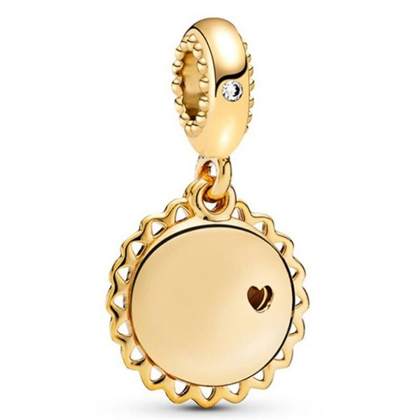 T GG Bijoux Charme Perlé Plaqué Or Amour Cloche Pendentif Nouveaux Bracelets À Faire Soi-Même Colliers Accessoires Boutique Designer Bijoux Composants En Gros