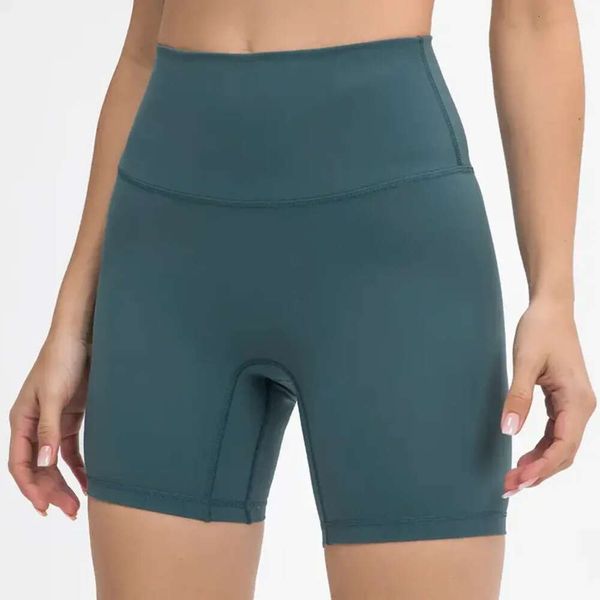 T-line Free Yoga Alineación Doble Lado Suelo Apretado Elástico Deportes Moda Fiess Pantalones Gimnasio Ropa Mujeres Correr Bicicleta Tenis Pantalones cortos de playa 688ss