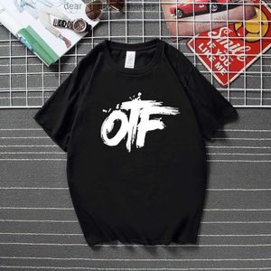 T Heren de T-shirt Modeontwerper Alleen Merk Zomer Familie T-shirt Otf Coke Jongens Lil Durk Hip Hop Drill Tee Tops Hoge Kwaliteit Katoen Grafische Shirts Mannen Kleding