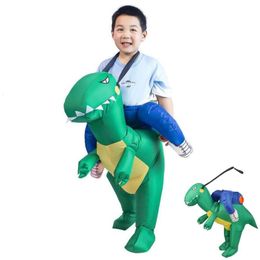 T rex dinosaur cosplay costume anime marche dino adulte enfants enfants iatable tenue halloween Noël drôle de fête