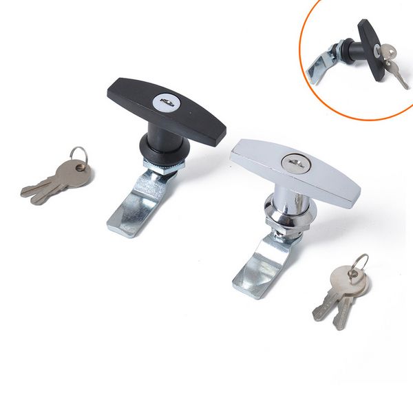 T Forme Handle Lock Bround Toolbox Dather Cabinet Porte verrouillage Latch anti-vol pour Caravan RV Camper Truck Motor Home