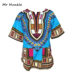 Camiseta 2016 Nuevo Diseño de Moda Africano Tradicional Impresión 100% Algodón Dashiki Camiseta Para Unisex (envío rápido)