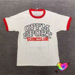 T-shirt 2021 blanc cpfm.xyz tshirt hommes femmes de haute qualité mousse imprimé cpfm sport tee cactus plante à puces