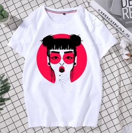 T-shirt 2024Black Rock City Tokyo Designer Hip-Hop Elements Funny Street Casual Wear imprimé Coton Round Coure Colonté Black and White Coton Brestable # A018
