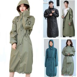 T-Shirt 2022long imperméable imperméable hommes femmes/femelle Poncho imperméable coupe-vent pull respirant manteau de pluie Chubasquero Mujer Raingear