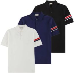 T-shirt 2024 Italie POLOT chemise mode hommes polos manches courtes décontracté coton T-shirts haute qualité casualetter col en bas hauts # m85