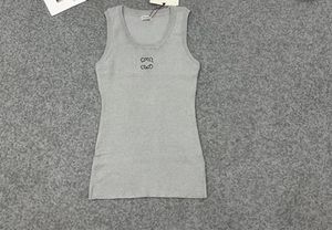 T-shirt Anagram E Crop Tank Designer Top T Shirts vrouwen breien T-shitte sporttank tops lowewe vrouw Vest yoga tees groen maat l
