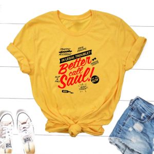 T-shirt Better Call Saul Vintage T-shirts Vrouwen Mannen Heisenberg Breaking T-shirt Casual Katoen Korte Mouw T-shirt Grappige Grafische tops