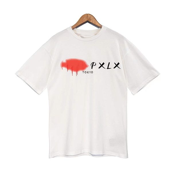 T-shirt Designer PA Marque de T-shirt de luxe pour hommes T-shirts Spray Heart Letter Manches courtes Casual Spring Summer Tide Hommes et Femmes Tee Taille S-XL Designers Vêtements