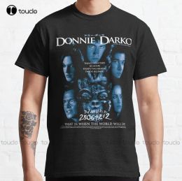 T-shirt Donnie Darko Dat is wanneer de wereld zal eindigen Klassiek TShirt Fashion Design Casual T-shirts Tops Hipster Kleding Custom Gift