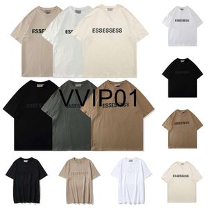 T-shirt EssentialShirt Mens T-shirts épais Coton Version Coton Summer Femmes Designers Tshirt Tops Homme Lettre décontractée Polos Vêtements Vêtements Tees 2024