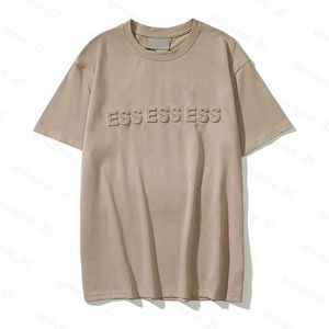 T-shirt EssentialSshirt Mens T-shirts épais Coton Version Coton Summer Femmes Designers Tshirt Tops Man Lettre décontractée Polos Vêtements Vêtements Tees 2024 ZX22