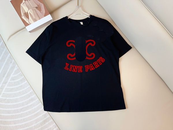 t-shirt essentialsweatshirts t-shirt design T-shirts hommes T-shirts femmes Classique Simple et polyvalent Petit décolleté américain Alphabet Grossistes bien sympa