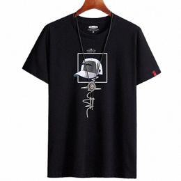 T-shirt pour hommes 2023 Vêtements Fitn Blanc O Cou Anime Homme T-shirt Pour Homme Surdimensionné S-6XL Nouveaux Hommes T-shirts Goth Punk 36nK #