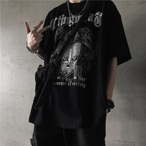 T-shirt pour hommes tshirts à imprimé croisé noir