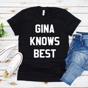 T-shirt Gina weet het beste T-shirt Brooklyn 99 TV-show shirt vrouwen grafische T-shirts Brooklyn negen negen fans cadeau tshirt zomer tops tee