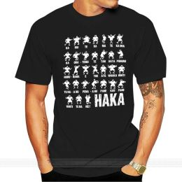 T-Shirt Haka Action Silhouette hommes femmes nouvelle-zélande tous les T-Shirt haut noir drôle Rugby Cool décontracté fierté T-Shirt hommes unisexe nouveau