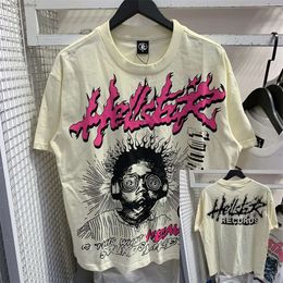 T-shirt Hellstar T-shirts Heren en Dames Designer Korte mouwen Modieuze bedrukking met uniek patroonontwerp Hiphop T-shirts Hoodie Essentialsweatshirts 667