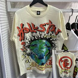 T-shirt Hellstar T-shirts Heren en damesontwerper Korte mouw Modieus afdrukken met uniek patroonontwerp Hip Hop T-shirts Hoodie EssentialSweatsHirts 236