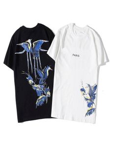 T -shirt Hip Hop Fashion Bird Printing Mens T -shirt Korte mouw Hoge kwaliteit Men Dames T -shirt Polo -maat SXXL3043399