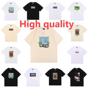 T-shirt Kith Tom et Jerry Designer Hommes Tops Femmes Casual Manches courtes SESAME STREET Tee Vintage Vêtements de mode Tees Outwear Tee Top Man s