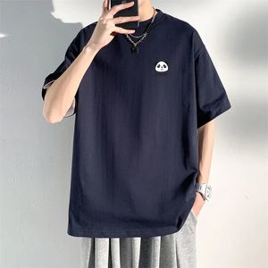 T-shirt Hommes Vêtements Coton Anime Imprimer Hommes T-shirts D'été Surdimensionné Mode T-shirts 5XL Blanc Casual Wear TShirts Grande Taille 240228