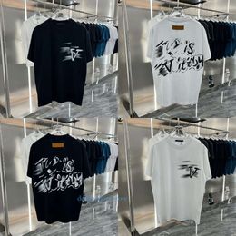 T -shirt mannen ontwerper heren t -shirt limited edition dames borst letters mode sportkleding liefhebbers zomer shirts voor man Europese en Amerikaanse maten