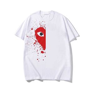 T-shirt Men Designer Tshirt Shirts blancs Summer brodered Cotton Blend Blend Tops Daily tenue Outdoor Recreation Womens Casual Red Heart Tshirts Fashion