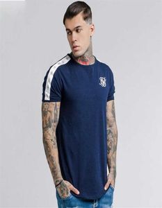 T-shirt Hommes Silk Tshirts mâles décontractés Siksilk Hip Hop Mens Tshirt Streetwear Brand Clothing Tee Tops Sik Silk Men Tshirt X0712280V9934223