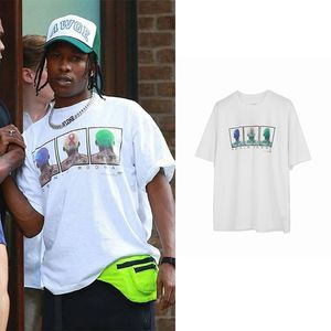 Camiseta Hombre Mujer Dennis Rodman Hip Hop Streetwear Vintage Asap Rocky Tops 100 Algodón Camiseta extragrande S 3XL 220520