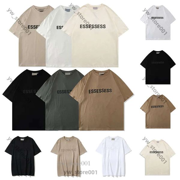 T-shirt Mens EssentialSthirt Coton EssentialsClothing Summer Women Designers Tshirt Tops Homme Lettre décontractée Polos Vêtements Vêtements 8959