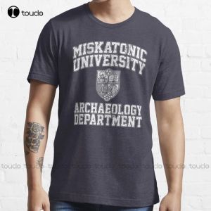 T-shirt Nieuwe Miskatonic University Archeologie Afdeling Re Animator Necronomicon Lovecraft T-shirt Oversized shirts katoenen T-shirt