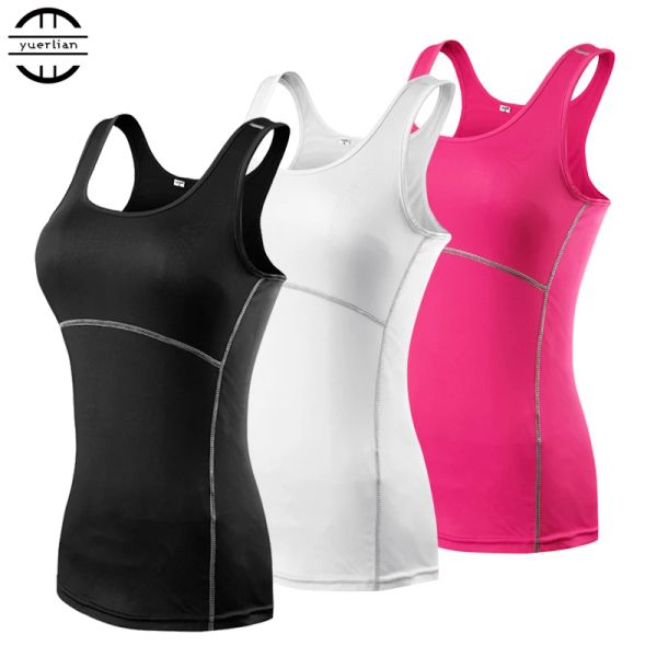 T-shirt nouveau yoga tops femmes sexy gymnase sportswear gilet fitness femme serre vêtements sans manche