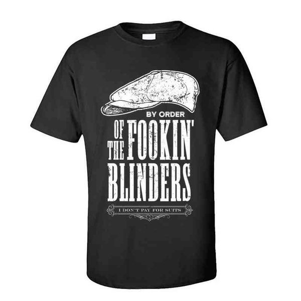 T-shirt Peaky Blinders Tops T-shirts Hommes T-shirt NOUVEL AN À Manches Courtes 100% Coton Tissu Col Rond Homme T-shirts D'été G1222