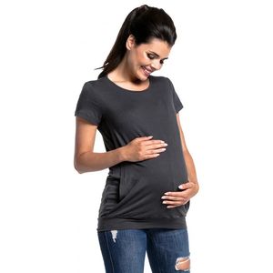 T-shirt enceinte de maternité décontractée pour femmes enceinte