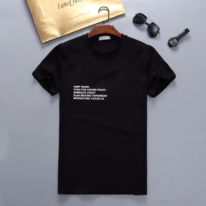 T-shirtrek met planken moderne maat M-3xl witte zwarte t-shirts voor dames man katoenen joggers ontwerper polo shirts mannelijke zomer