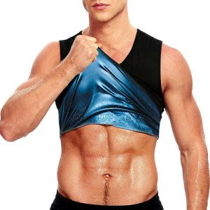 T-Shirt Sauna entraînement Shapewear hommes femmes vêtements de sport thermique gynécologie Compression débardeur Sweat gilet Fiess Body Shaper chemise