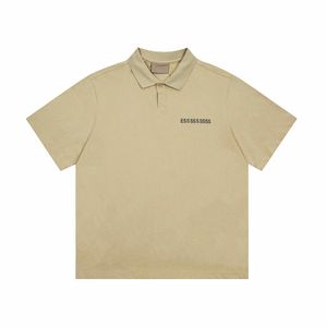 T-shirts Shirts Designer Tshirt Cotton Slim Fit Polo Neck Letter Couple à manches courtes Matching Polydold Casual Multi Color Simple Style Shirtsm