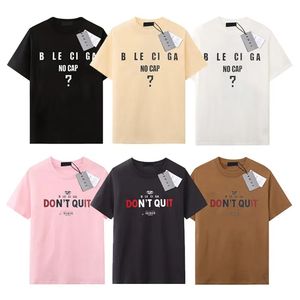 T-shirts T-shirts pour hommes designer Marque de luxe Ba t Shirts Mens pour femmes à manches courtes