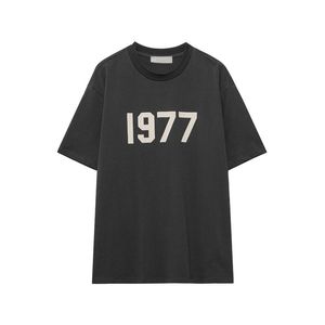 T -shirt shirts top kwalit tee t -shirt ontwerper siliconen flockbrief t -shirts voor mannen en vrouwen 100% Cutton grote size s m l xl xxl 3xl