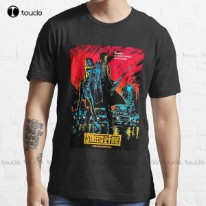 T-shirt Streets of Fire Tshirt Mens Dress Shirt Custom Aldult Teen Unisexe Digital Printing Tee Shirt XS5XL Classic Tshirt