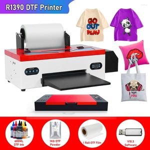 T-shirt transferprinter A3 DTF-machine met print op jeanskleding, stoffen T-shirt printen