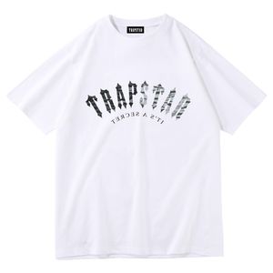 T-shirt Trapstar Men Graphic Kith Chemises de créateurs Été Alpinisme Polo T-shirt Designer Modèle de mouvement Escalade décontractée Étudiants du collège Survêtement