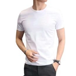 T-shirt Brand à la mode, quart de cou d'été à manches, nouveaux inscrits, style urbain, mode jeunesse et jeunesse pour hommes