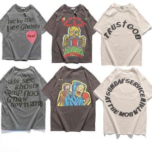 T-shirt Trust God T-shirt Sunday Service Mannen Vrouwen Lucky My I See Ghost Hot Top Tees T220722