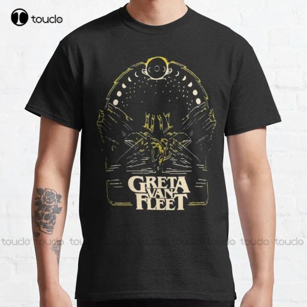 T-shirt vintage greta van flotte classique tshirt tee-shirts mens coutume aldult teen unisexe numérique d'impression numérique tee-shirt mode drôle