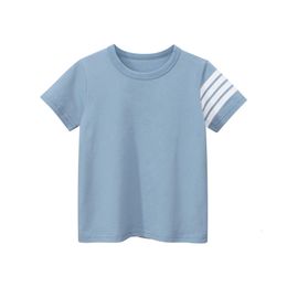 T-shirt 1-9T Toddler Kid Neonati maschi Vestiti per ragazze Summer Tee Top Cotton Infant T Shirt Casual Loose Childrens Tshirt Outfit 230725