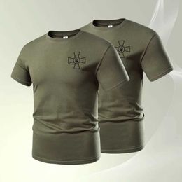 T-shirts 2022 Love Ukraine - Former tactique à manches courtes Forces spéciales T-shirt vert Top 240426