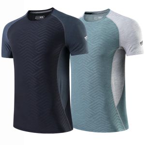 T-shirts 2022 Nouvelles vêtements de marque Fitness Running T-shirt Men Oneck Tshirt Spandex Bodybuilding Sport Shirts Tops Gym Men T-shirt