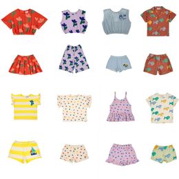 T-shirts 2023 BC New Summer Enfant Filles Garçons T-shirts Shorts T-shirts à manches courtes pour enfants Toddler Baby Vêtements pour enfants Top T230209